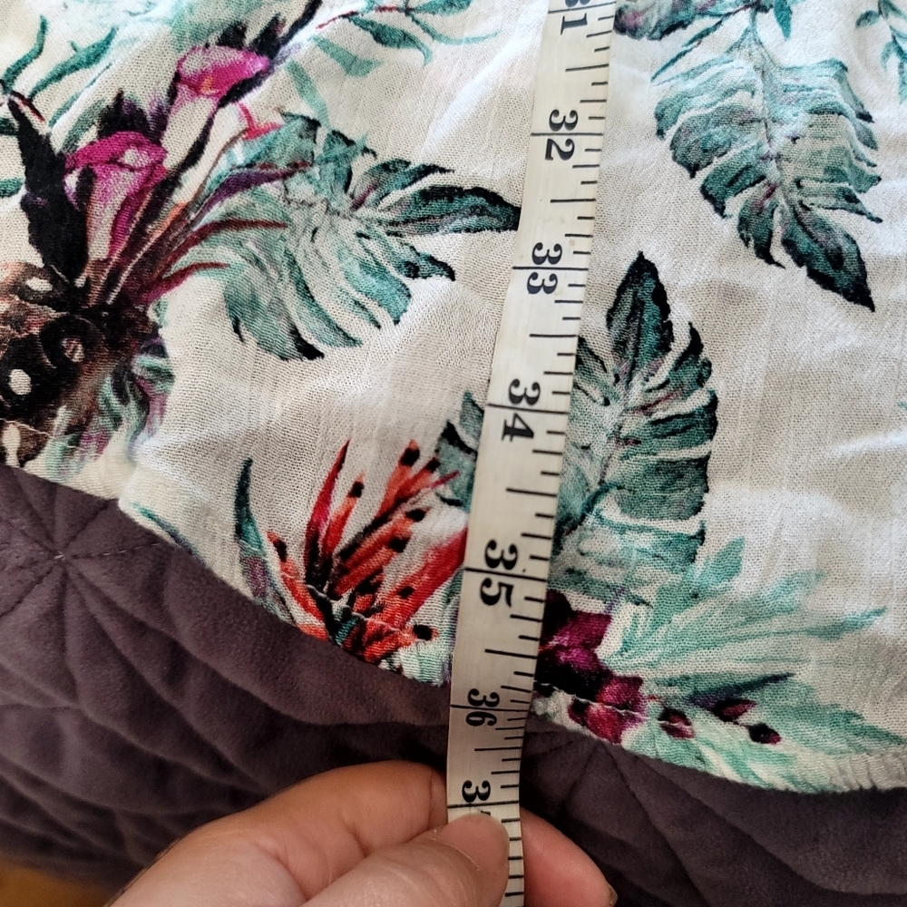 NEW Roxy Wind Fly Away Strappy Dress Tropical Print size XS oversized flowy - Picture 8 of 10